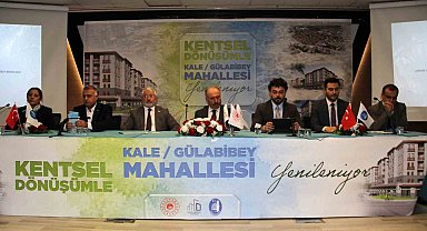 Çorum'da iki mahallede gerçekleştirilecek kentsel dönüşüm projeleriyle ilgili vatandaşlar bilgilendirildi