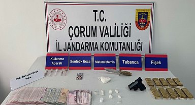 Çorum'da uyuşturucu operasyonu