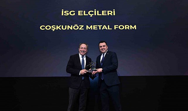 Coşkunöz Metal Form, İSG Elçileri Kategorisinde ödül aldı