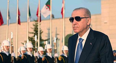 Cumhurbaşkanı Erdoğan, Cezayir Cumhurbaşkanı Tebbun'u karşıladı
