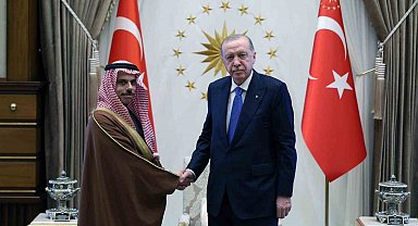 Cumhurbaşkanı Erdoğan, Suudi Arabistan Dışişleri Bakanı Ferhan'ı kabul etti