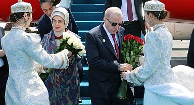 Cumhurbaşkanı Erdoğan TDT zirvesi için Türkistan'da