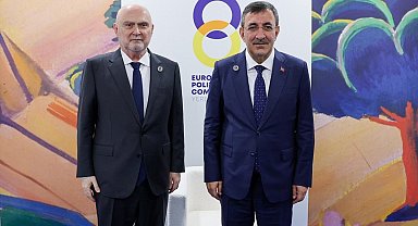Cumhurbaşkanı Yardımcısı Yılmaz, AGİT Genel Sekreteri Sinirlioğlu ile görüştü