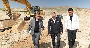 Darende Millet Bahçesi'nde çalışmalar sürüyor