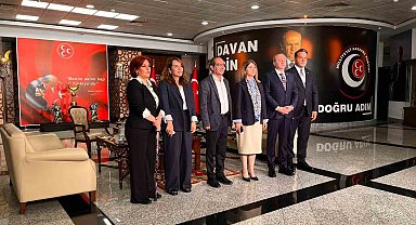DEM Parti, MHP'ye bayram ziyaretinde bulundu