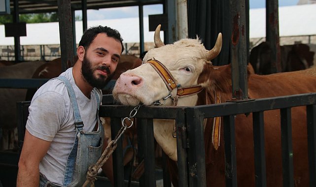 Denizli kurban pazarı müşterilerini bekliyor