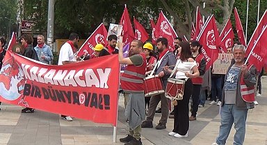 Denizli'de 1 Mayıs'ta binlerce kişi meydanlardan yürüdü