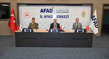 Denizli'nin afetlere karşı hazırlıkları gözden geçirildi
