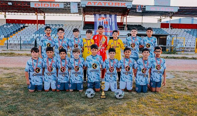 Didim Belediyespor 4 ayrı yaş kategorisinde şampiyon oldu