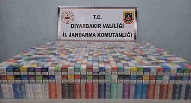 Diyarbakır'da 40 bin paket kaçak sigara ele geçirildi
