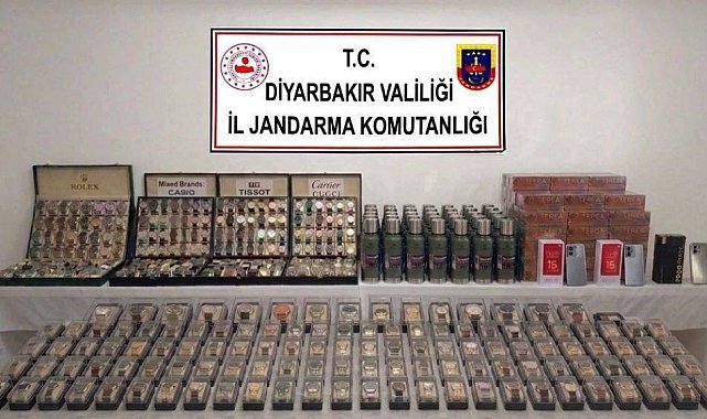 Diyarbakır'da çok sayıda gümrük kaçağı ürün ele geçirildi
