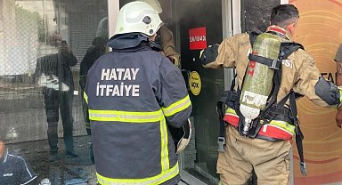 Dörtyol'da iş yeri yangını