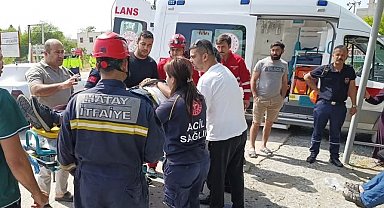 Dörtyol'da trafik kazası: 2 yaralı