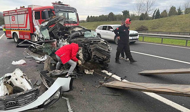 Düzce'de kazalarda 5 kişi öldü, 415 kişi yaralandı