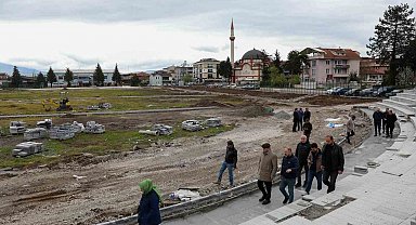 Düzce'de şehrin kalbinde 3 park birbirine bağlanıyor