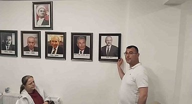 Edirne'de partililer CHP il binası önünde toplandı