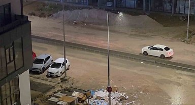 Edirne'de sağanak yağış etkili oldu