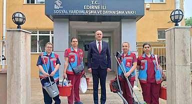 Edirne'de vefa hizmetleri yüzleri güldürüyor, gönülleri ısıtıyor