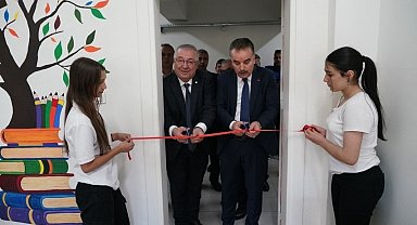 Edremit'te eğitime kütüphane desteği