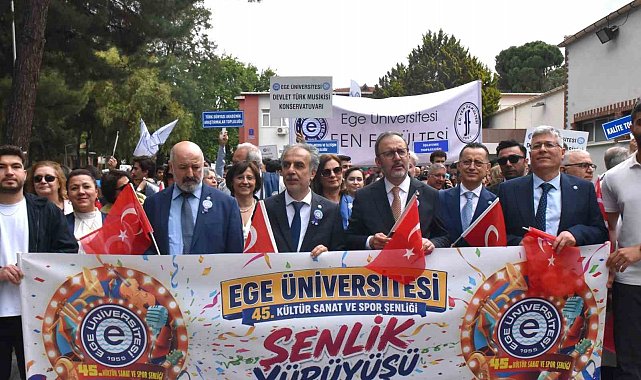 Ege Üniversitesi 71'inci yaşını coşkuyla kutladı