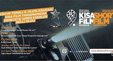 Eğitim temalı '9. Uluslararası Kısa Film Yarışması'nda dereceye giren eserler belli oldu