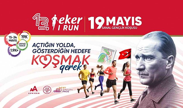 Eker I Run 19 Mayıs Sanal Gençlik Koşusu başladı