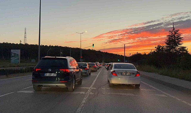 Ekişehir'de gün batımı görsel şölen sundu