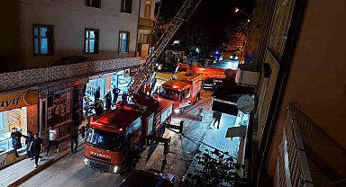 Elazığ'da baca yangını