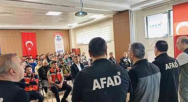 Elazığ'da Orman Bölge Müdürlüğü personeline afet eğitimi