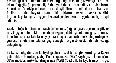 Elazığ'da özel bir hastaneye 47 milyon lira ceza kesildi