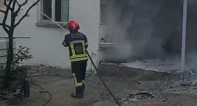 Elazığ'da yangın: 1 kişi dumandan etkilendi