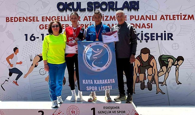 Elazığlı atletlerden Türkiye Şampiyonasında büyük başarı