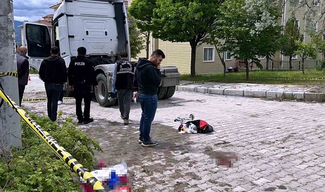 Emet'te tırın ayağının üzerinden geçtiği yaşlı kadın yaralandı