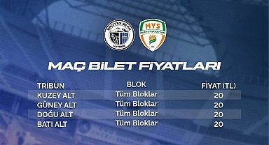 Erciyes 38 FSK-Malatya Yeşilyurtspor maç bileti 20 TL