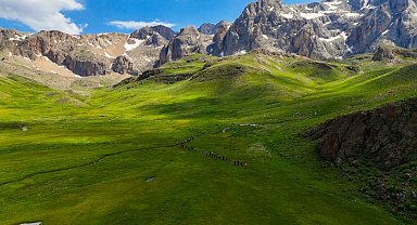 Erzincan'da 2 bin 500 rakımdaki yayla hayran bırakıyor