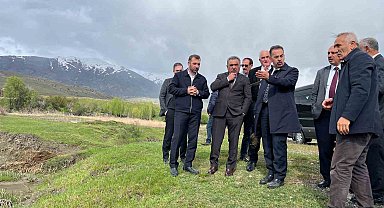 Erzincan'da Karakaya köyünde su kaynakları incelendi