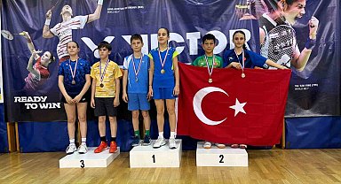 Erzincanlı badmintonculardan Avrupa ikinciliği