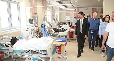 Erzurum Şehir Hastanesi'nde bayramlaşma