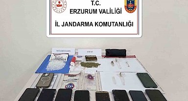 Erzurum'da uyuşturucu operasyonu; 7 kişi tutuklandı