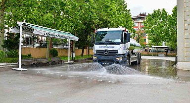 Esenyurt'ta bayram öncesi kapsamlı temizlik seferberliği