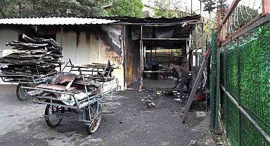 Eyüpsultan'da kurban kesim alanında feci ölüm: Arkadaşını ziyarete geldi yanarak can verdi