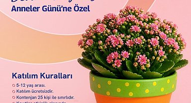 Forum Manisa'da Anneler Günü çocukların elinden renkleniyor
