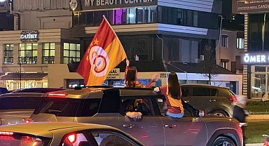 Galatasaray şampiyonluğunu ilan etti, Sakarya sokağa döküldü