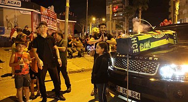 Galatasaray taraftarlarından Fenerbahçe'ye gönderme