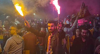 Galatasaray'ın şampiyonluğu Ankara'da zurna ve halaylar eşliğinde kutlandı