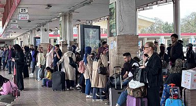 Gaziantep otogarında Kurban Bayramı yoğunluğu başladı