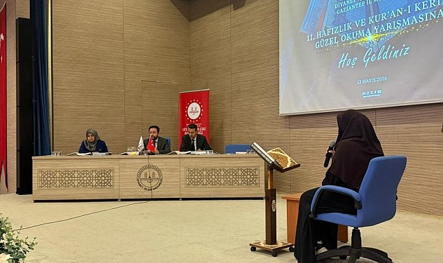 Gaziantep'te 'Hafızlık ve Kur'an-ı Kerim'i Güzel Okuma Yarışması' düzenlendi