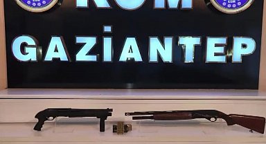 Gaziantep'te 6 adet ruhsatsız silah ele geçirildi: 1 gözaltı