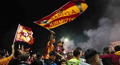 Gaziantep'te Galatasaray'ın 26. şampiyonluğu kutlandı