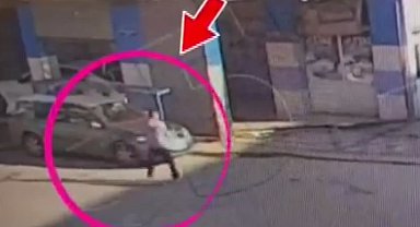 Gaziantep'te iş yerine pompalı tüfekle saldırı: O anlar kamerada